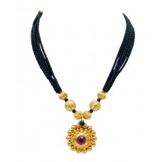 Manchali a traditional Maharashtrian necklace cum Mangalsutra