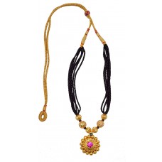 Manchali a traditional Maharashtrian necklace cum Mangalsutra