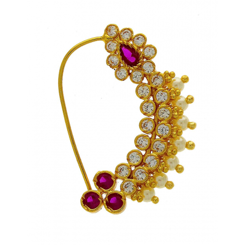 marathi #nose #ring Pinterest@SnehaNair😎 | Indian brides jewelry, Indian  jewellery design, Indian beauty saree