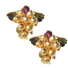 Traditional earrings Grapes Ghos